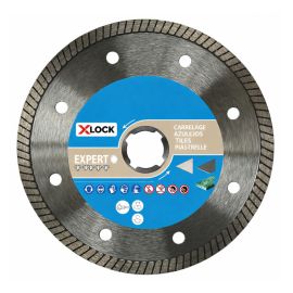 Disque Diamant Jante Continue Grès Cérame 115 mm XLOCK - Découpe Précise et Durable - LEMAN