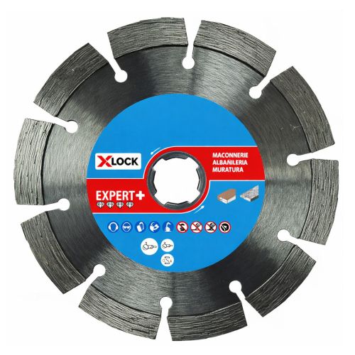 Disque Diamant Segments Béton Armé 115 mm XLOCK HT 10 – Découpe Précise et Durable - LEMAN