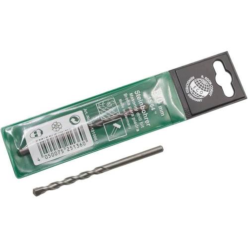 Foret à Pierre Carbure Ø18 mm - Longueur Totale 300 mm, Coupe 220 mm - Norme DIN ISO 5468 - Long Life - ALPEN-MAYKESTAG