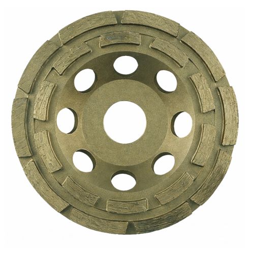 Plateau Diamant 2 Pistes pour Béton et Granit 125x22,23 mm - Performance Optimale pour Découpe - LEMAN