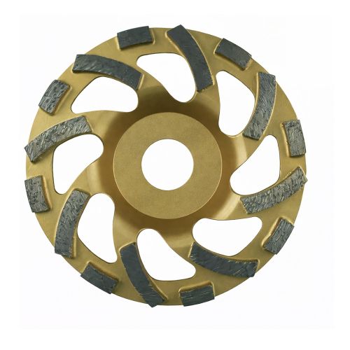 Plateau Diamant Segments Virgules Béton Granit 125x22.23 HT 6.5 – Découpe Précise et Durable - LEMAN