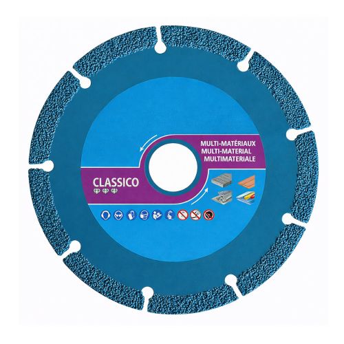 Disque Diamant Multi Usage 125x22.23 mm ? Découpe Précise et Durable ? Idéal pour Tous Matériaux - LEMAN