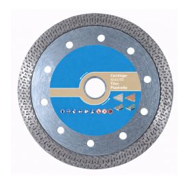 Disque Diamant Jante Continue à Croisillons Grès Cérame 125x22.23 - Découpe Précise et Durable - LEMAN