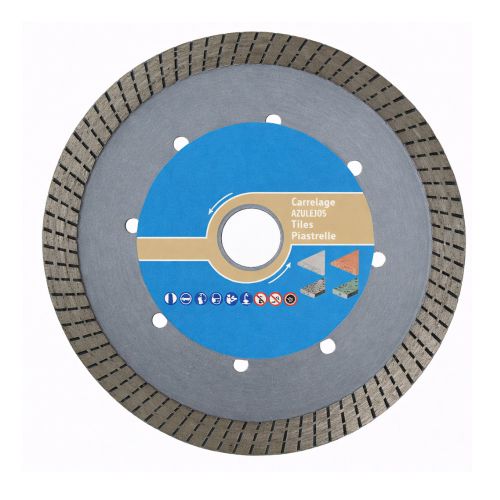 Disque Diamant Jante Continue 125x22,23 mm - Idéal pour Grès Cérame - Découpe Précise et Durable - LEMAN