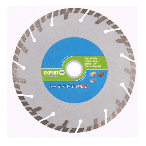 Disque Diamant Segments Turbo 125 mm - Pour Tuile et Pierre - Découpe Précise et Efficace - LEMAN