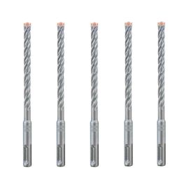 5 Forets Marteau FORCE X 4 Taillants Haute Performance - Béton Armé 160° D. 14 x Lt. 260 x Lu. 200 mm x Q. SDS+ x Z4 - Diamwood