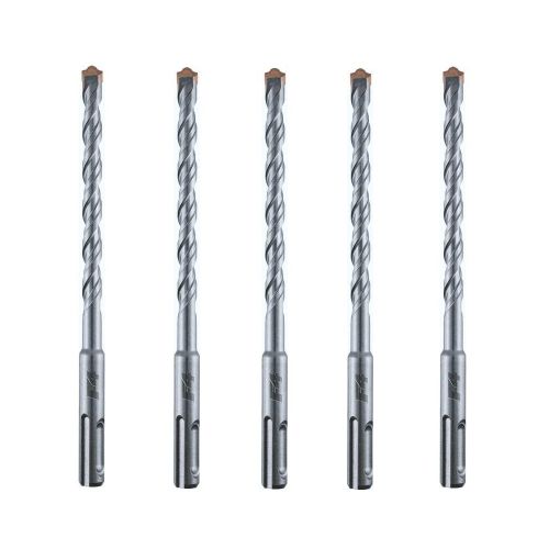 5 Forets Marteau F4 - 2 Taillants HM - Béton, Pierre et Maçonnerie 130° D. 12 x Lt. 160 x Lu. 100 mm x Q. SDS+ x Z2 - Diamwood