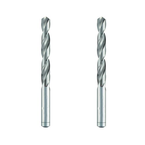 2 Forets Hélicoïdaux HSS DIN 338 RN - Acier Carbone et Alliés 118° D. 6 x Lt. 93 x Lu. 57 x Q. 6 mm x Z2 - Diamwood