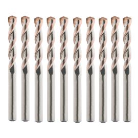 Foret à Granit 4 mm - Carbure, Longueur Totale 75 mm, Longueur de Perçage 39 mm - Norme DIN ISO 5468 - Lot de - ALPEN-MAYKESTAG