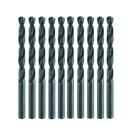 Foret Hélicoïdal Court 5,6 mm - HSS DIN 338 RN - Longueur Totale 93 mm, Coupe 57 mm - Lot de 10 - ALPEN-MAYKESTAG