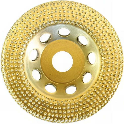 Plateau Diamant époxy D.125 x Al. 22.23 x Ht. 1.6 mm - Pour Colles, Peintures, Matériaux Plastiques et Epoxy - Diamwood