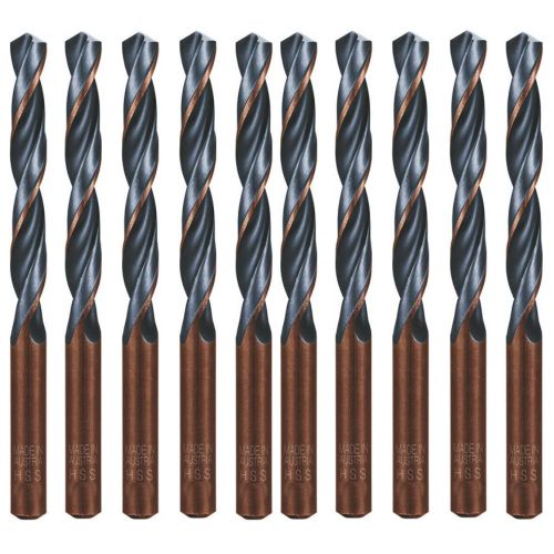 Foret Hélicoïdal Court HSS Ø8,1 mm Longueur Totale 117 mm - Coupe 75 mm - Lot de 10 - ALPEN-MAYKESTAG