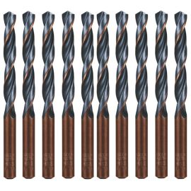 10 Forets Hélicoïdaux HSS Court DIN 338 RN - Aciers 118° D. 1 x Lt. 34 x Lu. 12 x Q. 1 mm x Z2 - Diamwood