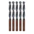 Foret Hélicoïdal Court HSS Ø15 mm - Longueur Totale 169 mm, Coupe 114 mm - Lot de 5 - ALPEN-MAYKESTAG