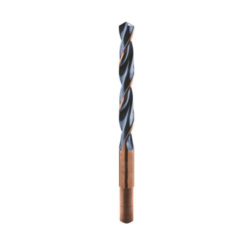 Foret Hélicoïdal HSS Court Queue Réduite DIN 338 RN - Aciers 118° D. 13 x Lt. 151 x Lu. 101 x Q. 9.5 mm x Z2 - Diamwood