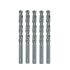5 Forets Hélicoïdaux HSS Cobalt DIN 338 R-AS - Inox, Aciers D. 12.5 x Lt. 151 x Lu. 101 x Q. 12.5 mm x Z2 - Diamwood