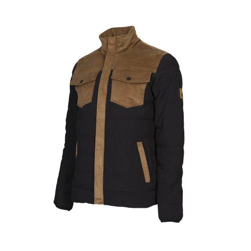 Doudoune de Travail Nick - Taille 3XL - Noir/Camel - Résistant et Confortable - D-Work