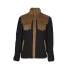 Doudoune de Travail Nick - Taille L - Noir/Camel - Résistant et Confortable - D-Work