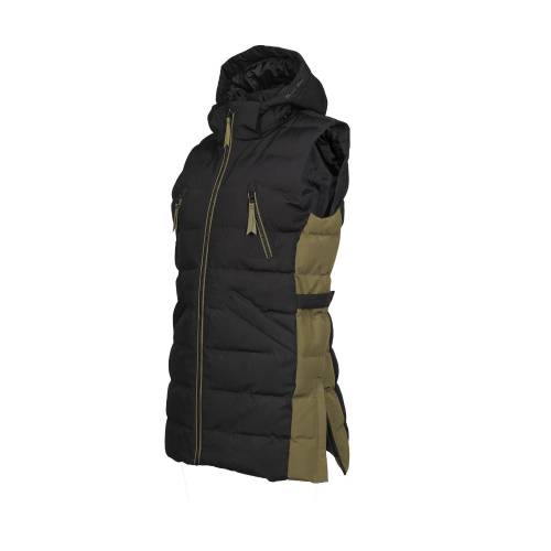 Doudoune Sans Manches de Travail Femme Aure - Taille M - Noir - Résistant et Confortable - D-Work