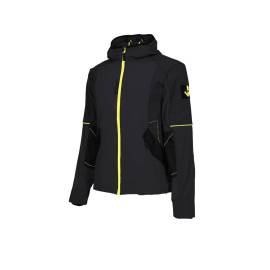 Blouson de Travail Garcia - Taille XL - Noir/Jaune Fluo - Résistant et Confortable - D-Work