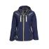 Blouson de Travail en Softshell Femme Florence - Taille S - Marine/Jaune Fluo - Résistant et Confortable - D-Work