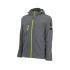 Blouson de Travail en Softshell Borel - Taille XL - Gris Chiné/Jaune Fluo - Résistant et Confortable - D-Work