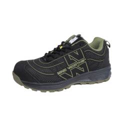 Chaussures de Sécurité Basses Spill - Taille 43 - Noir/Kaki - Résistant et Confortable - D-Work