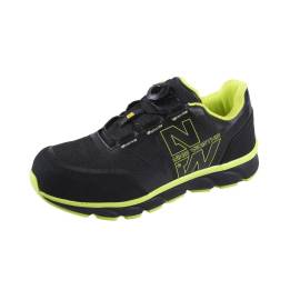 Chaussures de Sécurité Basses Nurmi - Taille 39 - Noir/Jaune Fluo - Résistant et Confortable - D-Work