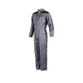 Combinaison de Travail Enfant Arthur - Taille 12A - Gris/Noir - Résistant et Confortable - D-Work