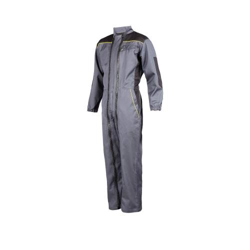 Combinaison de Travail Enfant Arthur - Taille 14A - Gris/Noir - Résistant et Confortable - D-Work