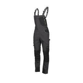 Salopette de Travail Stampe - Taille 4XL - Gris/Noir - Résistant et Confortable - D-Work