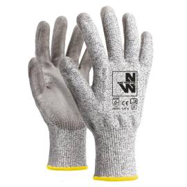 Gants de Travail Blaine - Taille 8 - Gris Chiné - Résistant et Confortable - D-Work