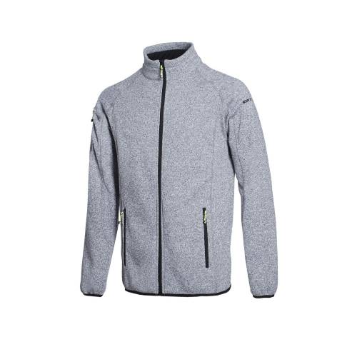 Gilet de Travail Hugo - Taille L - Gris Chiné - Résistant et Confortable - D-Work