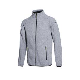 Gilet de Travail Hugo - Taille S - Gris Chiné - Résistant et Confortable - D-Work