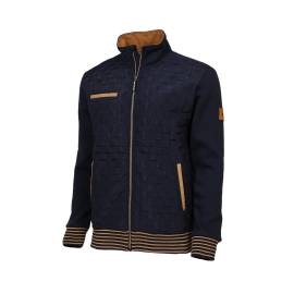 Gilet de Travail Andreu - Taille 4XL - Marine/Camel - Résistant et Confortable - D-Work