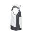 Gilet de Travail Sans Manches Fabio - Taille M - Blanc/Gris - Résistant et Confortable - D-Work