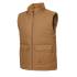 Gilet de Travail Sans Manches Noah - Taille S - Camel - Résistant et Confortable - D-Work