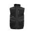 Gilet Sans Manches de Travail Ali - Taille 4XL - Noir - Résistant et Confortable - D-Work
