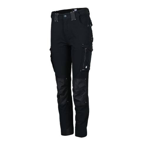 Pantalon de Travail Femme Eve - Taille 40 - Noir - Résistant et Confortable - D-Work