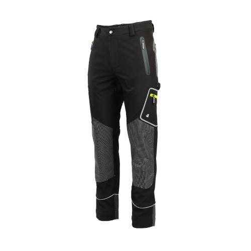 Pantalon de Travail Wapiti - Taille 36 - Noir - Résistant et Confortable - D-Work