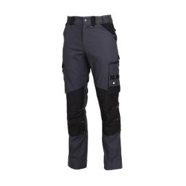Pantalon de Travail Limee - Taille 42 - Gris/Noir - Résistant et Confortable - D-Work