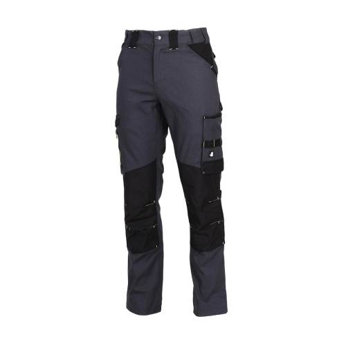 Pantalon de Travail Limee - Taille 44 - Gris/Noir - Résistant et Confortable - D-Work