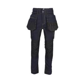 Pantalon de Travail Alzo - Taille 36 - Raw Jean - Résistant et Confortable - D-Work