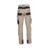 Pantalon de Travail Adam - Taille 48 - Beige/Noir - Résistant et Confortable - D-Work