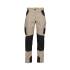 Pantalon de Travail Adam - Taille 54 - Beige/Noir - Résistant et Confortable - D-Work