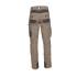 Pantalon de Travail Adam - Taille 50 - Brun/Anthracite - Résistant et Confortable - D-Work