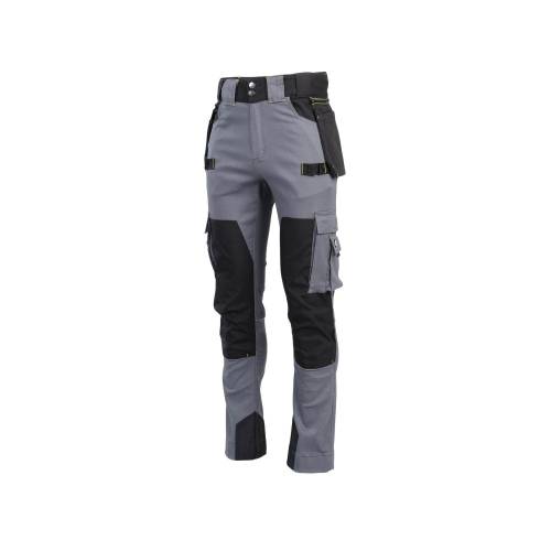 Pantalon de Travail Howard - Taille 42 - Gris/Noir - Résistant et Confortable - D-Work