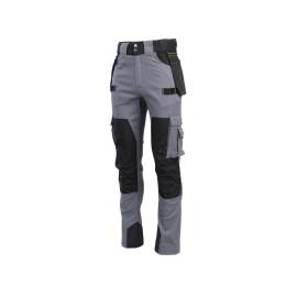 Pantalon de Travail Howard - Taille 46 - Gris/Noir - Résistant et Confortable - D-Work