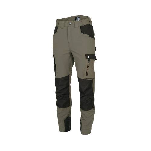 Pantalon de Travail Ondra - Taille 48 - Kaki - Résistant et Confortable - D-Work