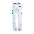 Pantalon de Travail Cary - Taille 52 - Blanc/Gris - Résistant et Confortable - D-Work
